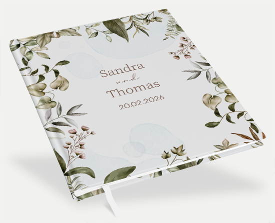 Erinnerungsbuch Hochzeit - Boho "Nature Hold" - EBH-25001-B-07