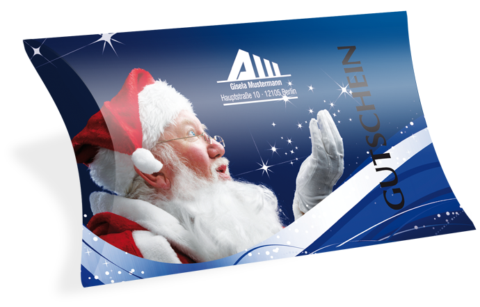 Gutscheinkarte Etui "Santa" individuell - 1231010249