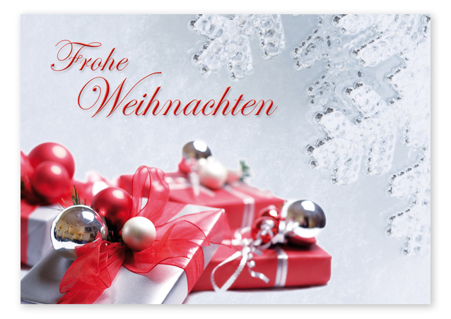 Weihnachts-Postkarte "Eisblume" - 1243010209