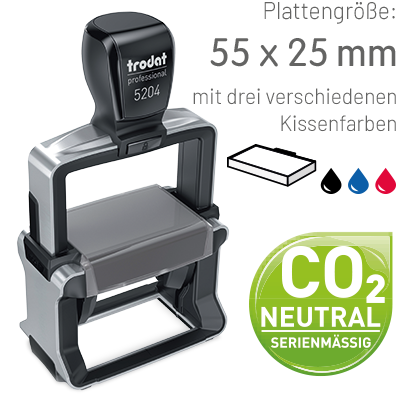 Firmen- &amp; Praxisstempel Professional 55 x 25 mm - 1213015829