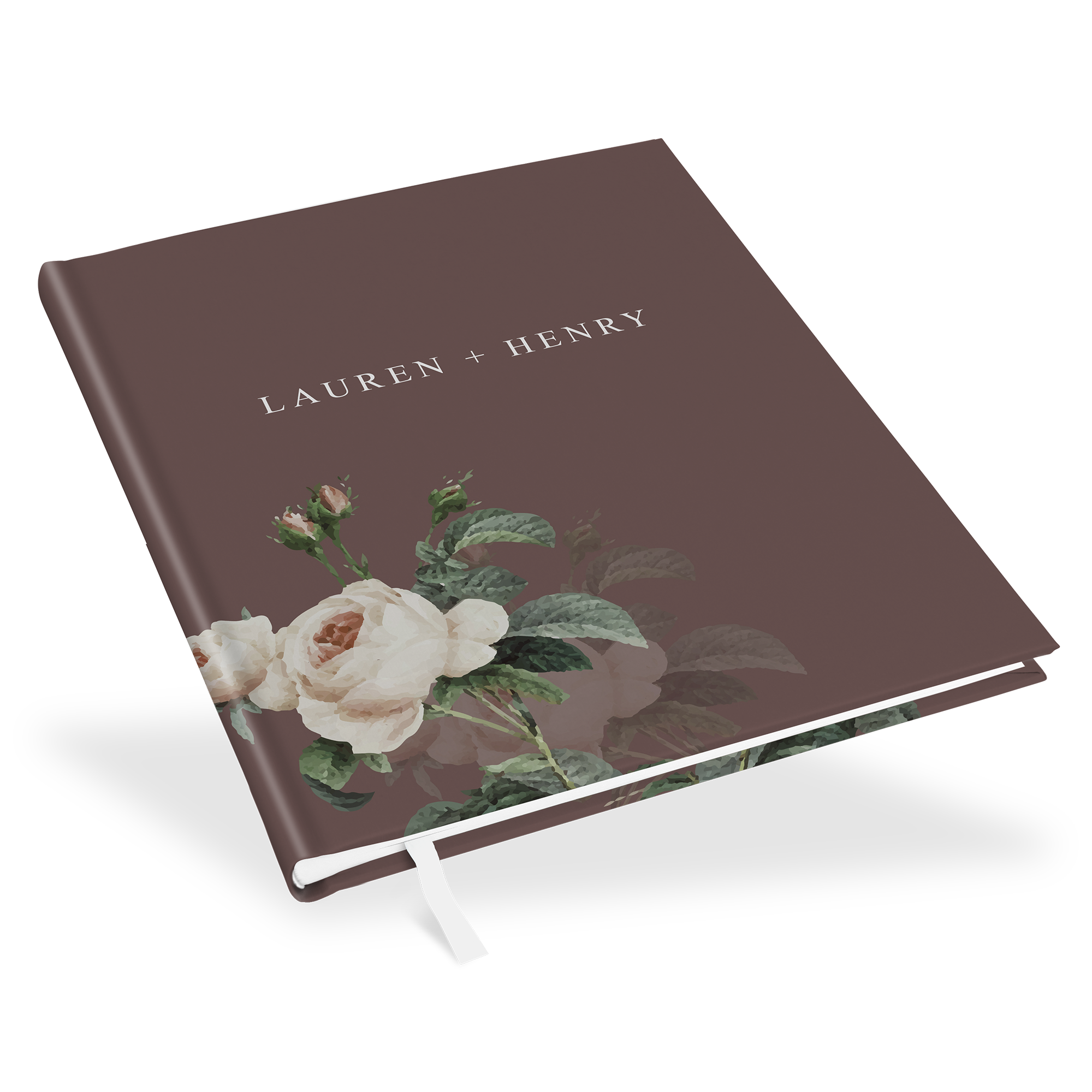 Gästebuch Hochzeit - Floral "Antique-Rose"