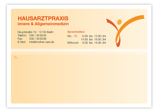 Privatrezepte Classic mit Eindruck - 1225010636