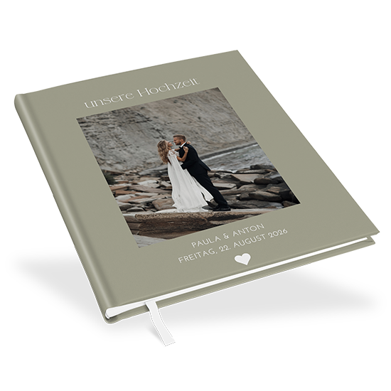 Gästebuch Hochzeit - Minimalistisch "Vienna" - GBH-25001-M-08
