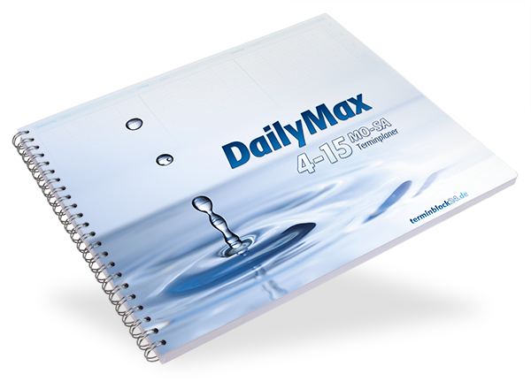 DailyMax Terminplaner 4 Spalten - 15 Minutentakt - 1216020415
