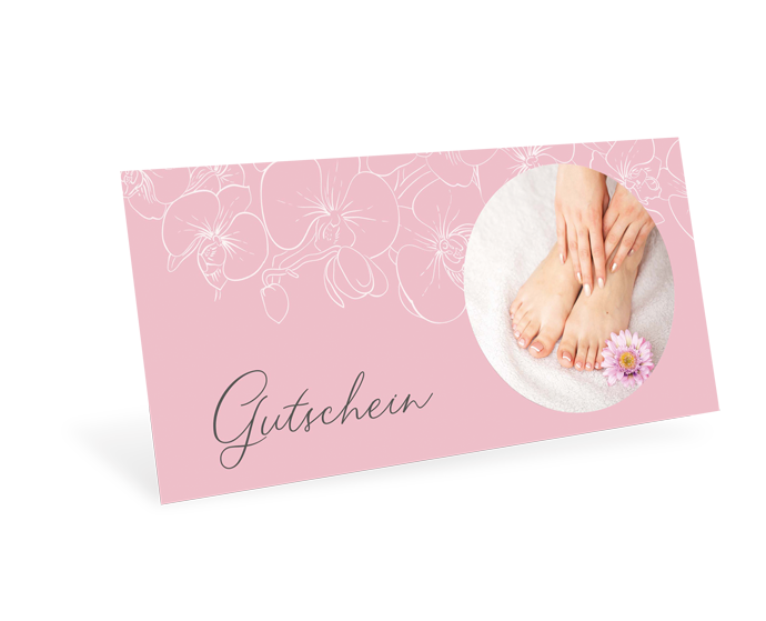Gutscheinkarte Classic "Pink Feet" - 1209010360