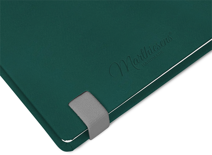 "Midnight Green" - Large mit deinem Umschlagdesign