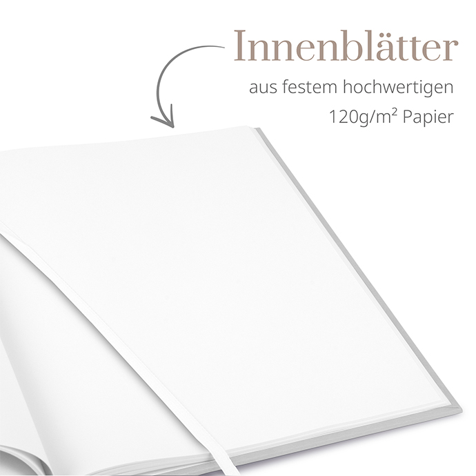 Kondolenzbuch -  Boho "bare nature"