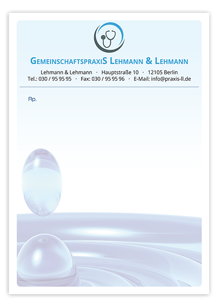 Privatrezepte Trend mit Eindruck - 1225010611