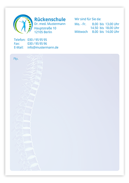 Privatrezepte Trend mit Eindruck - 1225010615