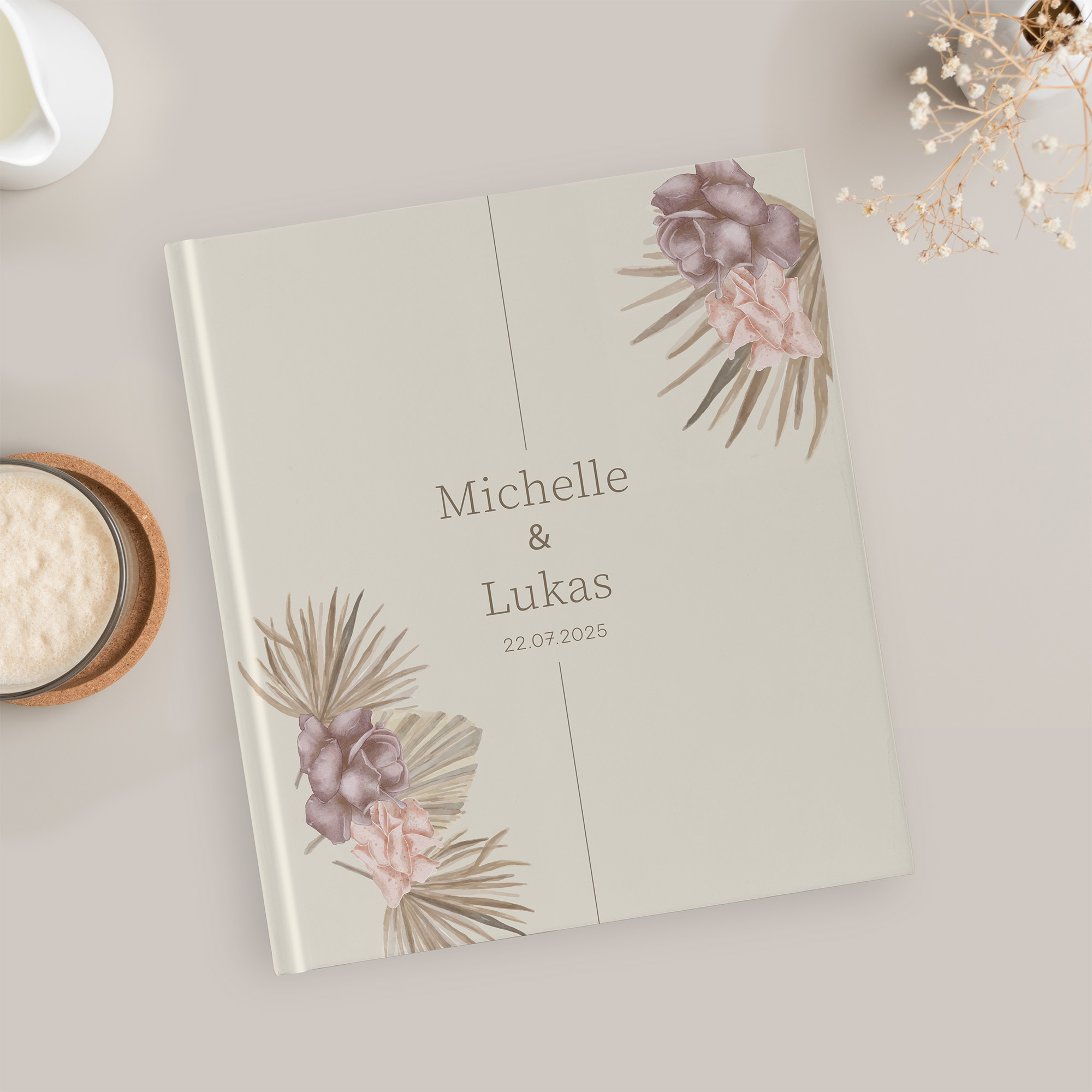 Erinnerungsbuch Hochzeit - Boho "boho minimal"