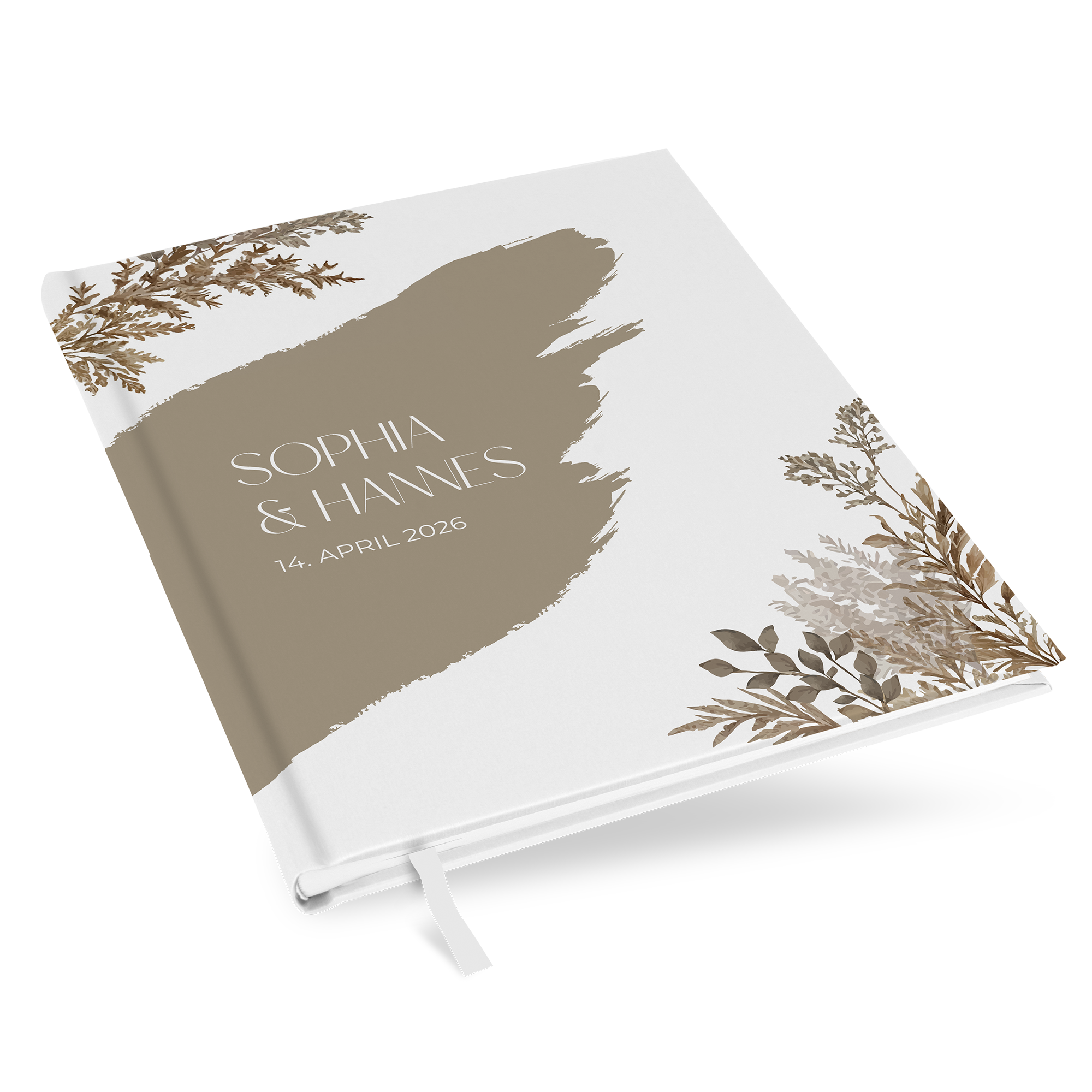Erinnerungsbuch Hochzeit - Boho - "Earthstroke" - EBH-25001-B-09
