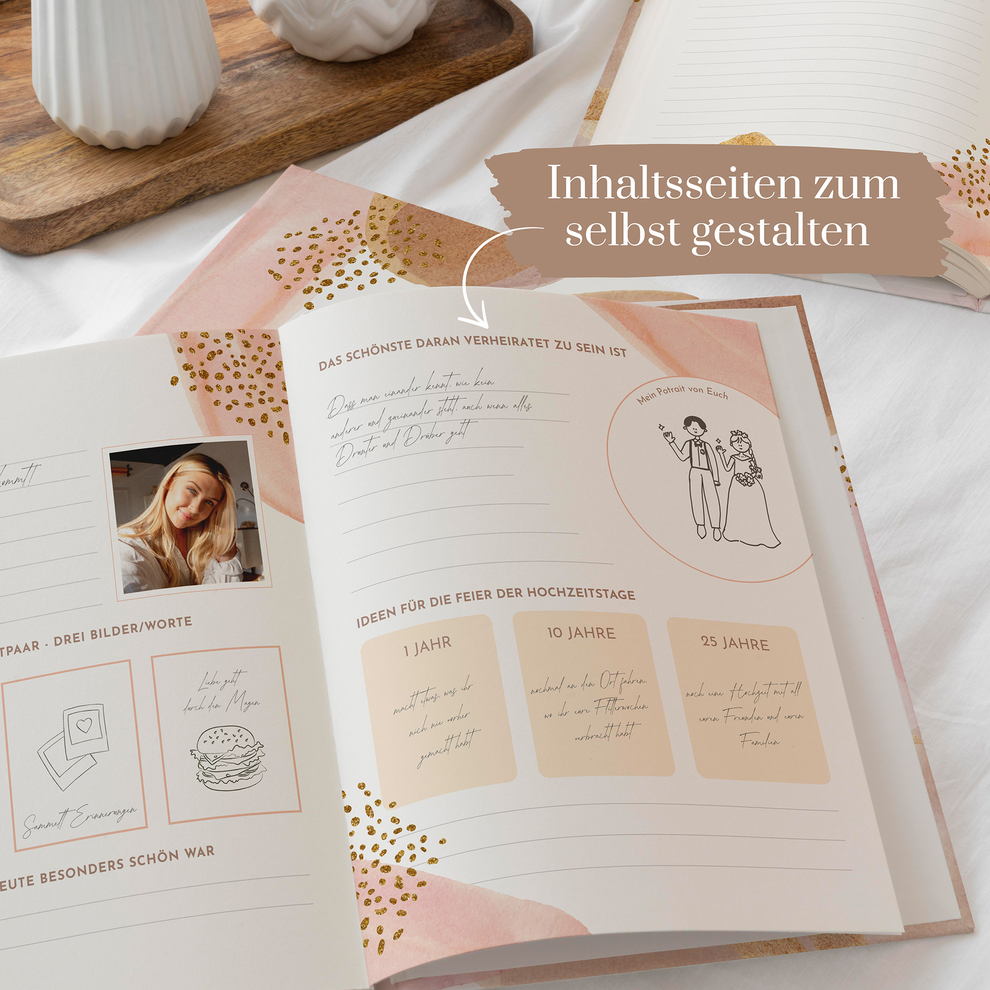 Erinnerungsbuch Hochzeit - Floral "Neutral Florals"