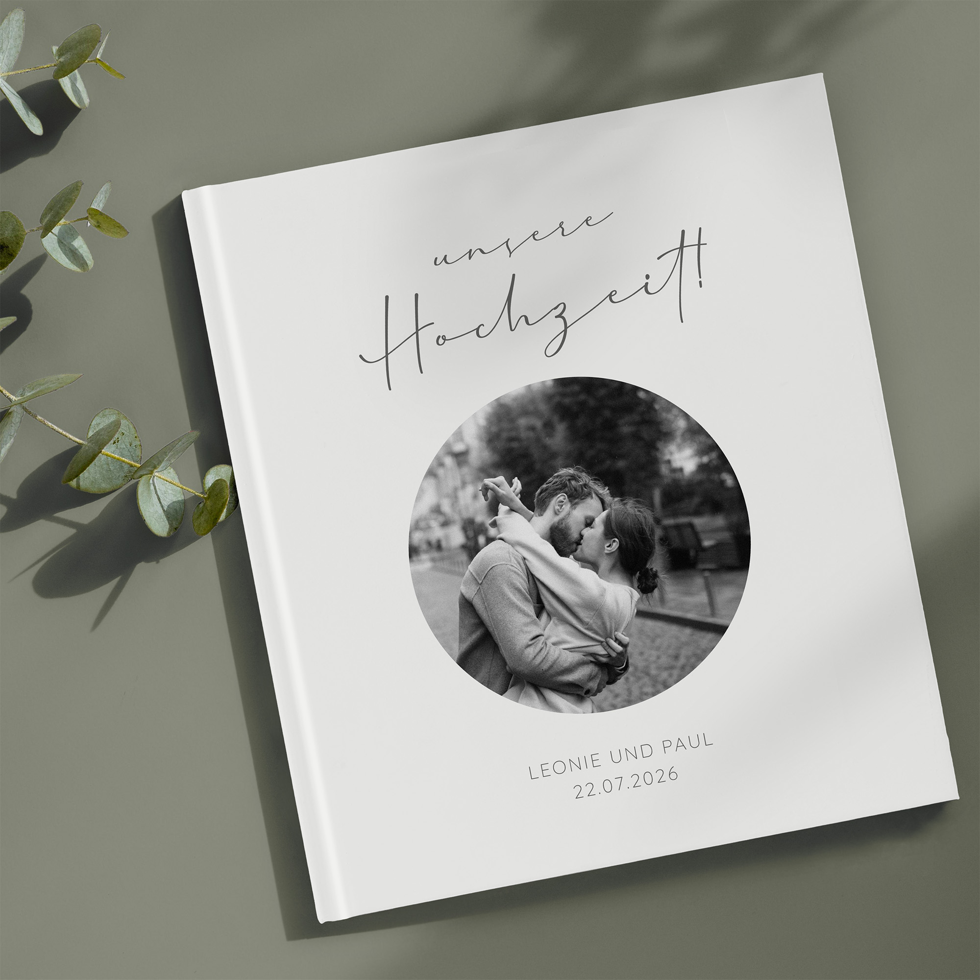 Gästebuch Hochzeit - Minimalistisch "Paris"