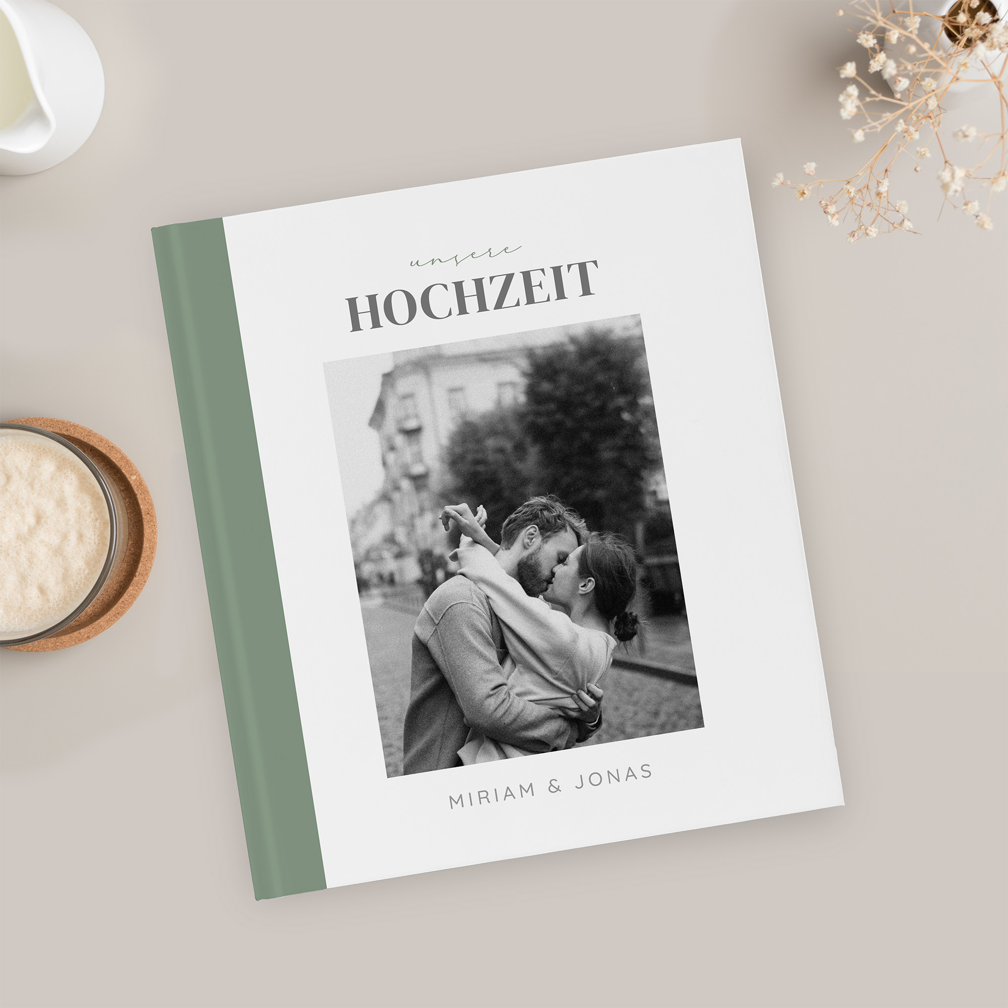 Gästebuch Hochzeit - Minimalistisch "Berlin"