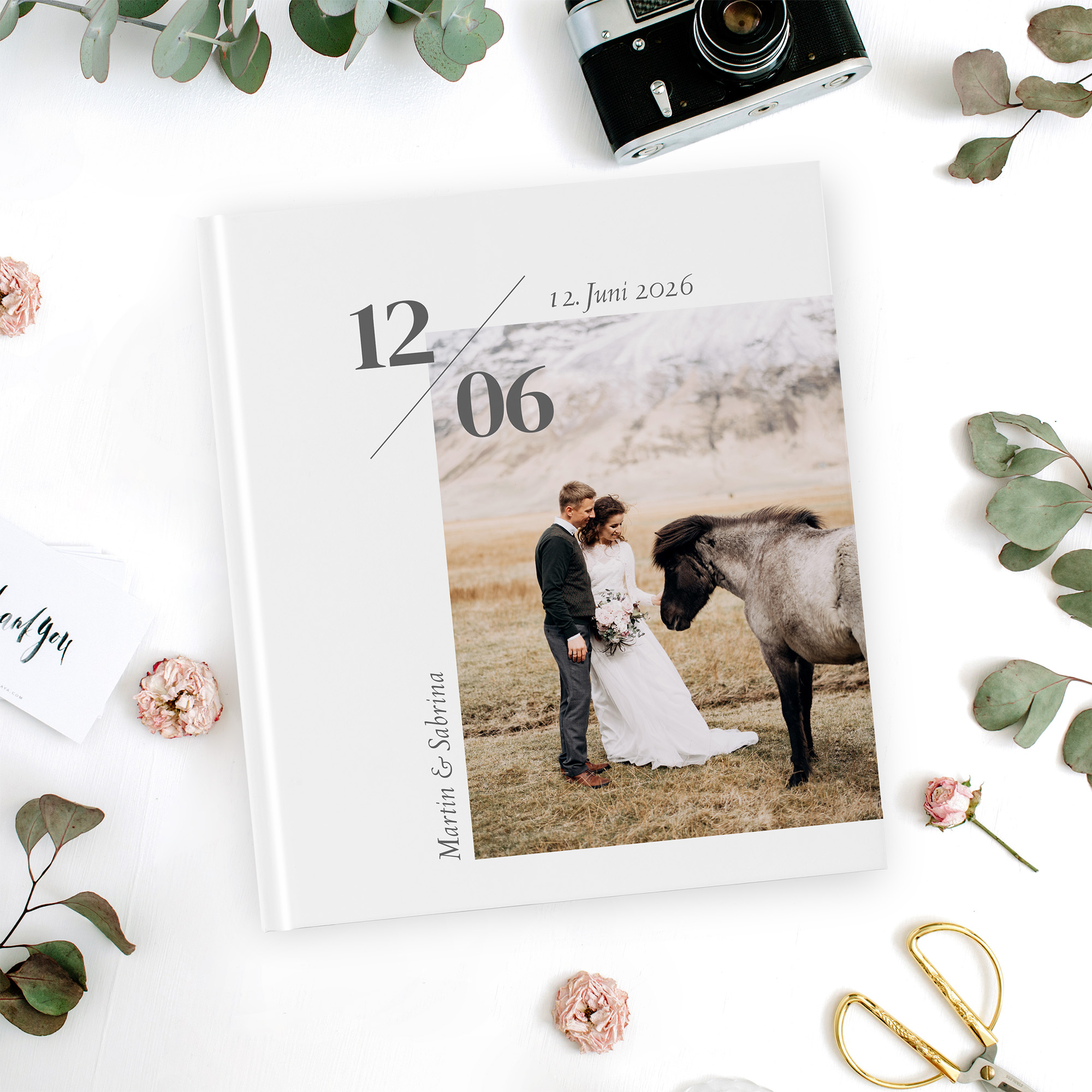 Gästebuch Hochzeit - Minimalistisch "Helsinki"