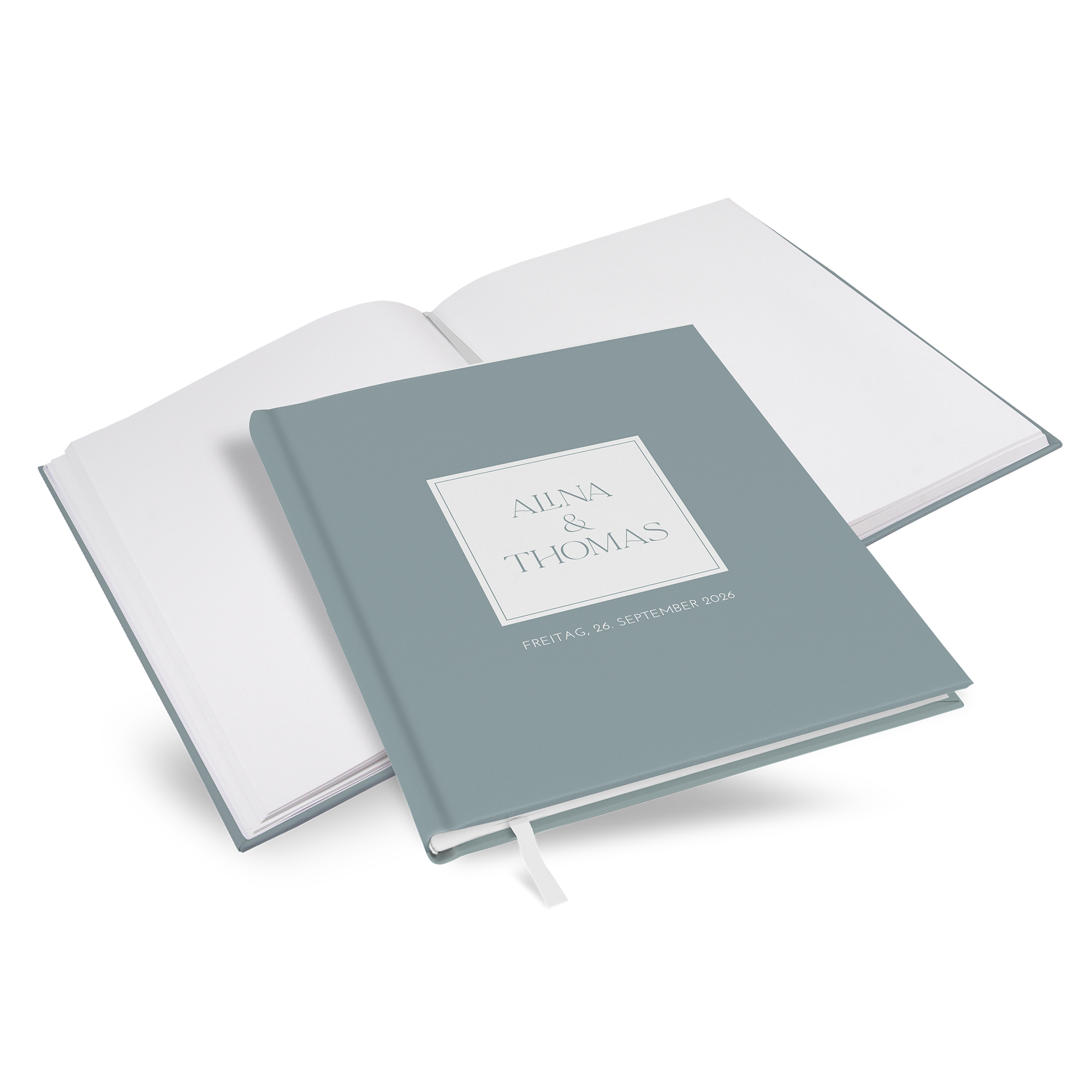 Gästebuch Hochzeit - Minimalistisch "Nordic Shore" - GBH-25001-M-09