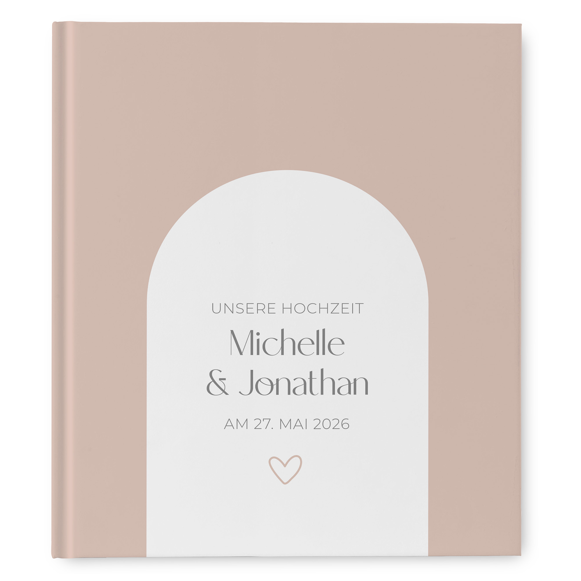 Gästebuch Hochzeit - Minimalistisch "Lille"