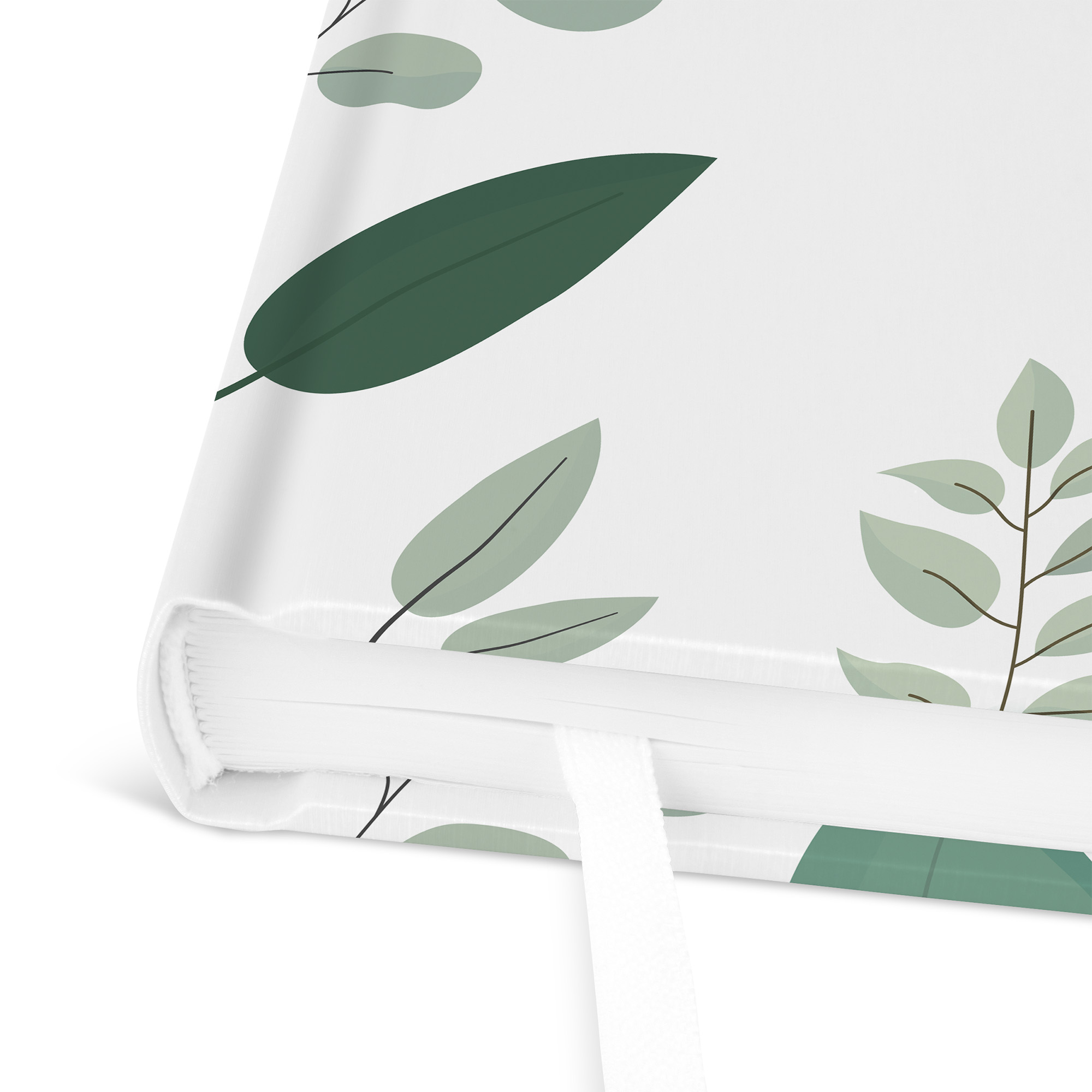 Gästebuch Hochzeit - Greenery - "green & simple"