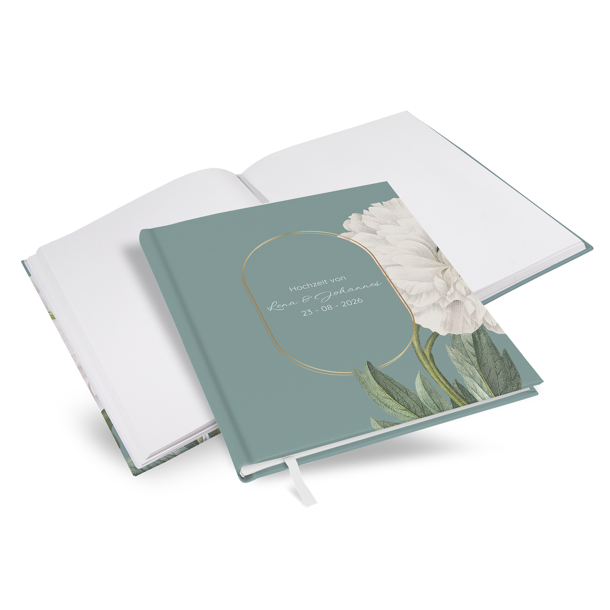Gästebuch Hochzeit - Vintage "Floral Epoque" - GBH-25001-V-06