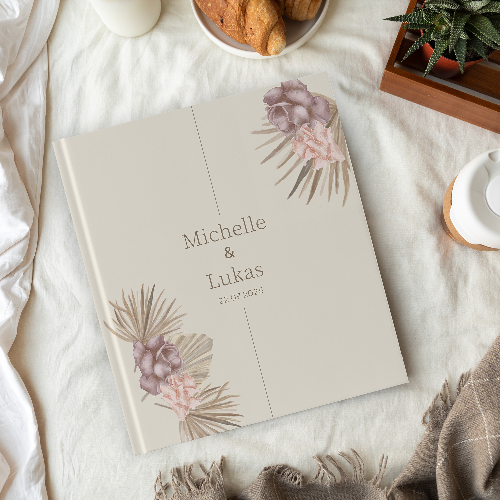 Gästebuch Hochzeit - Boho "boho minimal"