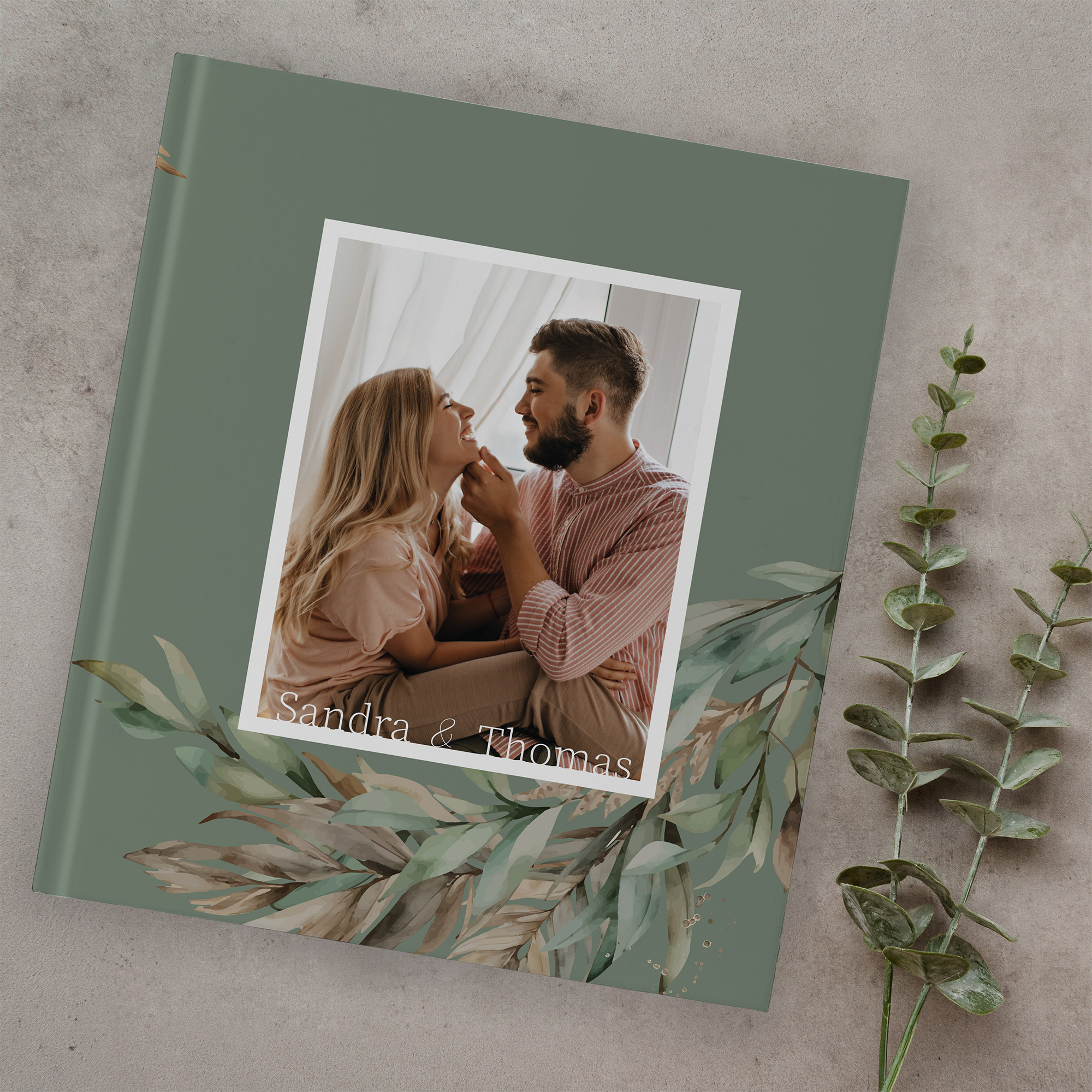Gästebuch Hochzeit - Boho "rooted together"