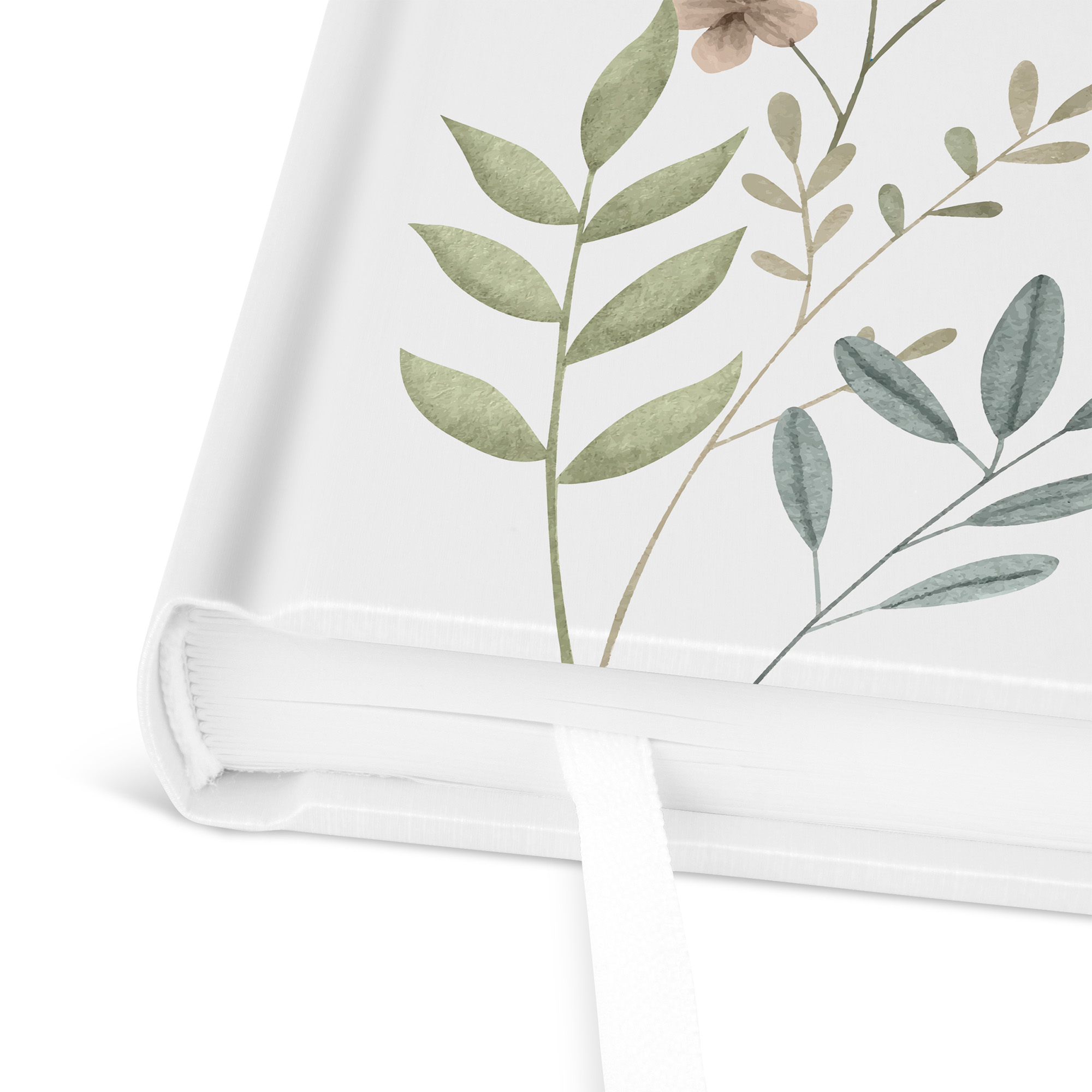 Gästebuch Hochzeit - Boho "Soft Leaves"