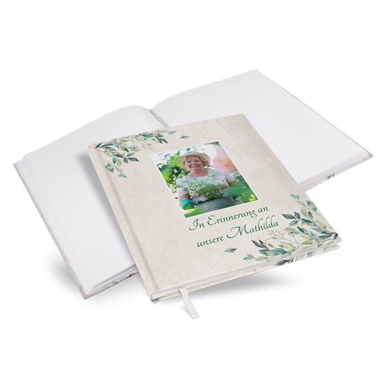 Kondolenzbuch „Blätter der Erinnerung“ - KB-21211