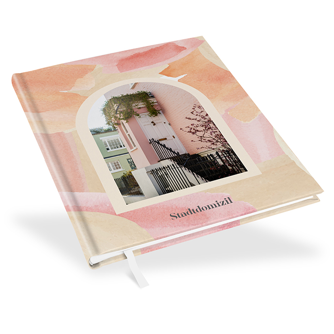Gästebuch Ferienwohnung -  Aquarell  "sunset stroke"