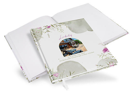 Gästebuch Ferienwohnung -  Aquarell "Wildflower Garden" - GBF-25001-A-08