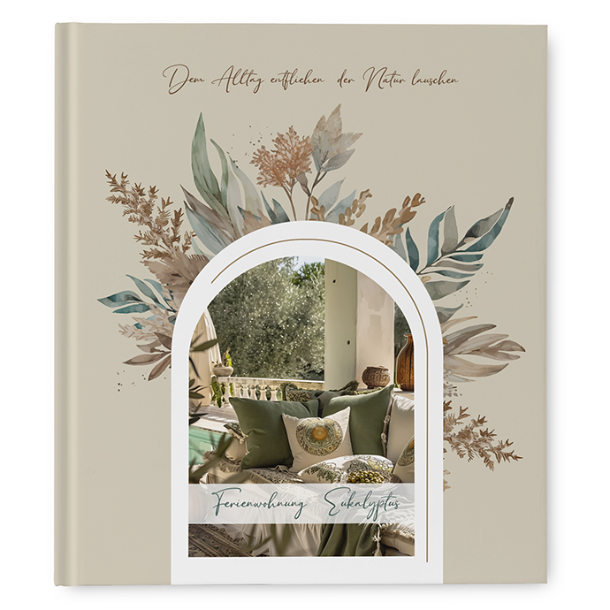 Gästebuch Ferienwohnung - Boho "Bare Nature"