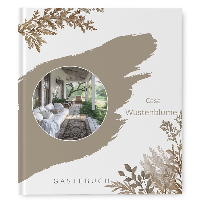 Gästebuch Ferienwohnung  - Boho "Earthstroke"