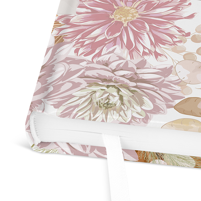 Gästebuch Ferienwohnung - Floral "Terracotta Blossom"