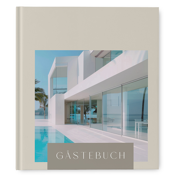 Gästebuch Ferienwohnung - Minimalistisch "Latte Macchiato"