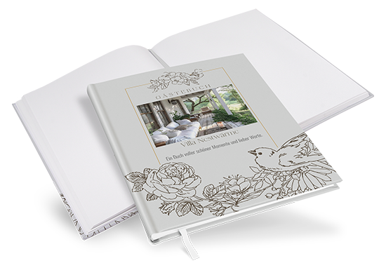 Gästebuch Ferienwohnung Vintage 'Petal Bird' - GBF-25001-V-03
